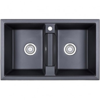 Кухонная мойка GRANULA GR-8101 шварц (черный металлик) Кухонная мойка GRANULA GR-8101 шварц (черный металлик)