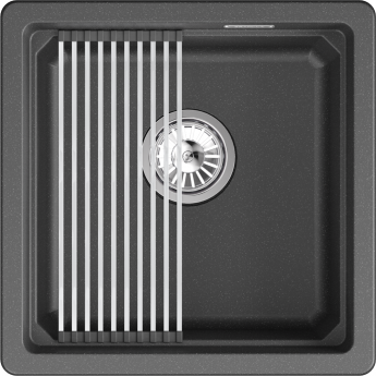 Кухонная мойка GRANULA KS-4501iU Черный Кухонная мойка GRANULA KS-4501iU Черный