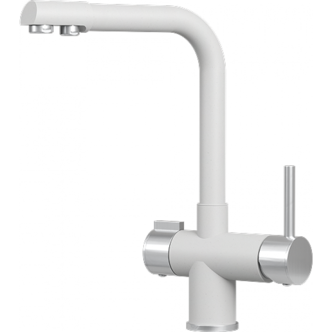 Кухонный смеситель GRANULA 5008 Арктик белый 5008 APKTIK