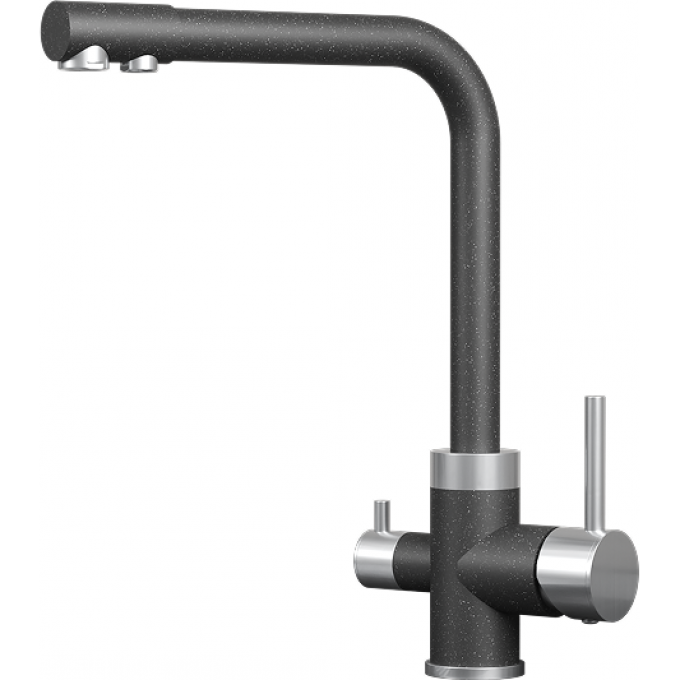 Кухонный смеситель GRANULA 5015 Черный 5015 CHEPHYII