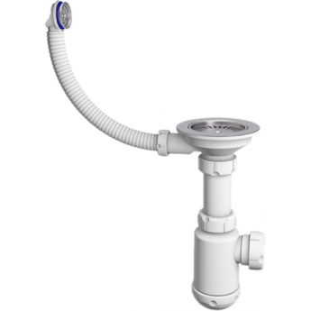 Сифон GRANULA GRAND 31/2 с круглым переливом и винтом ЭКОНОМ Сифон GRANULA GRAND 31/2 с круглым переливом и винтом ЭКОНОМ