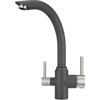 Смеситель GRANULA GR-2304 графит (черно-серый) Смеситель GRANULA GR-2304 графит (черно-серый)